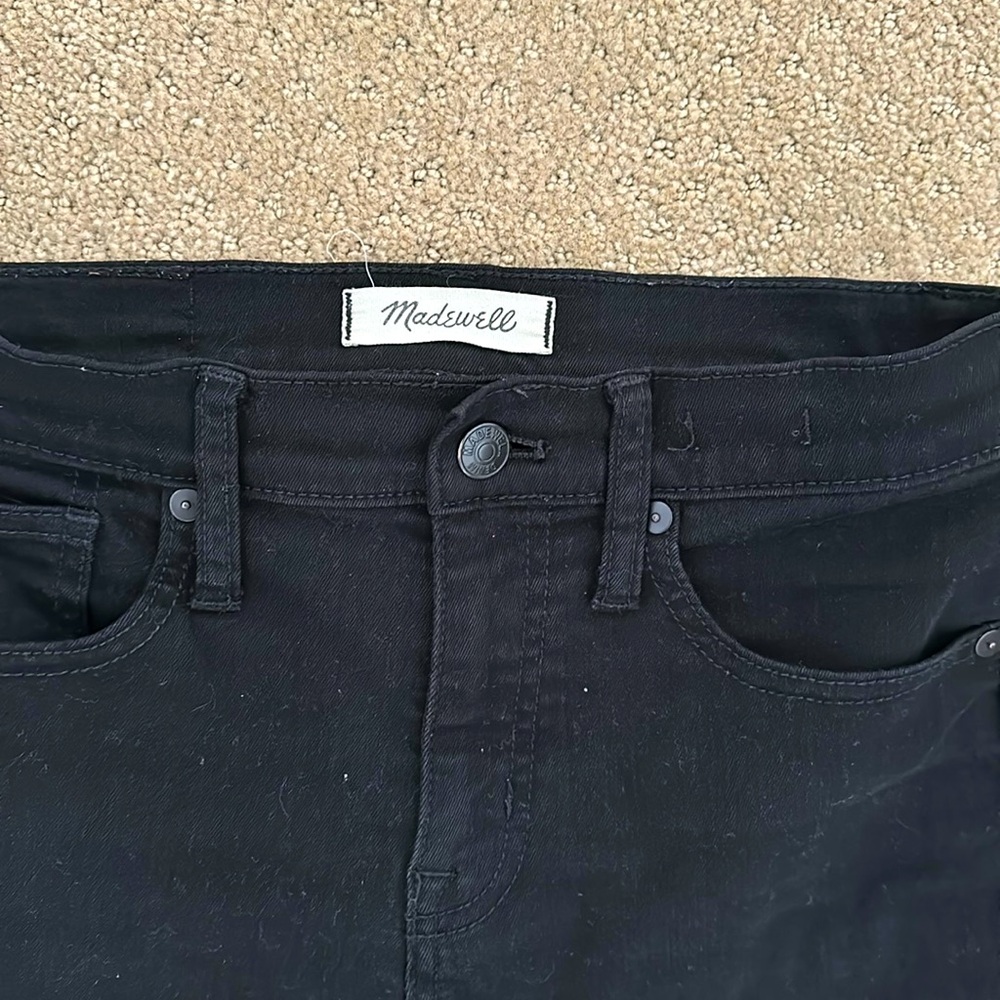 Madewell Black Jeans (size 26T)